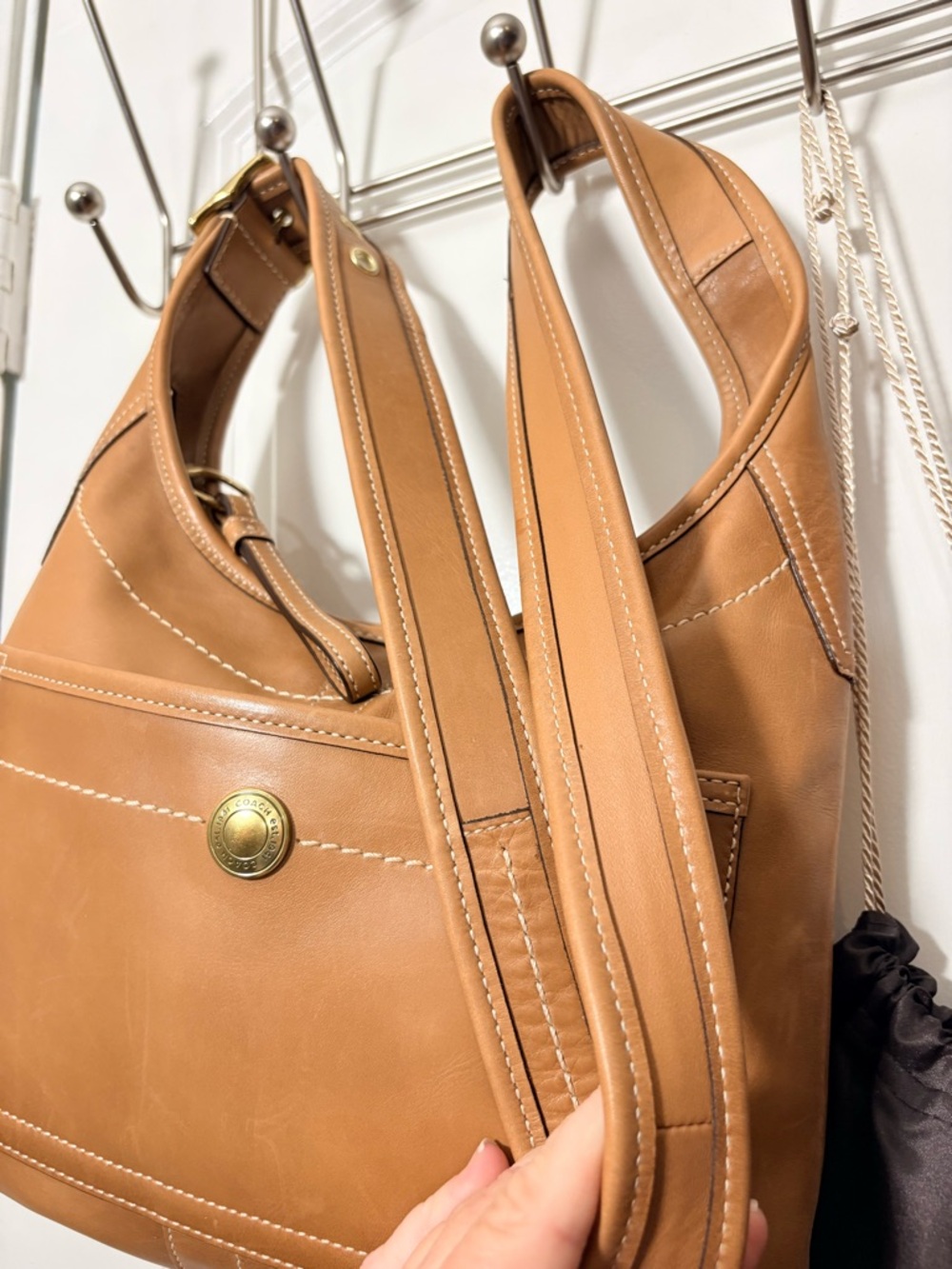 2007 COACH Bleecker Heritage Leather Crossbody Bag or Shoulder Bag - Picture 11 of 16